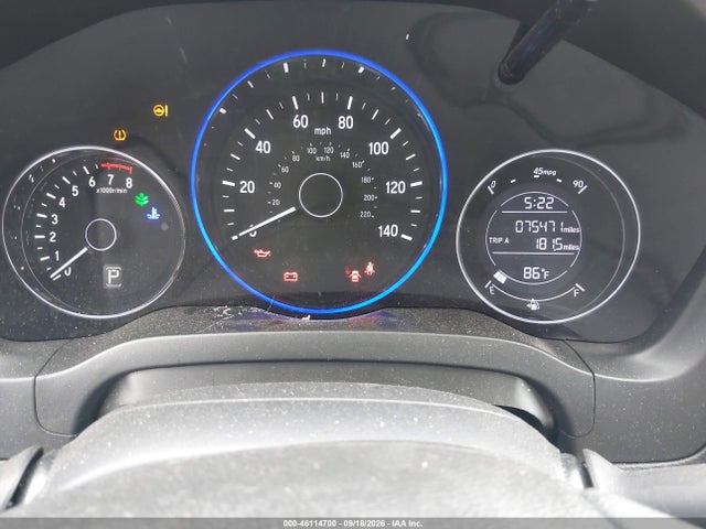 Продаж на аукціоні авто 2022 Honda Hr-v Awd Lx, vin: 3CZRU6H3XNM750422, номер лоту: 46114700