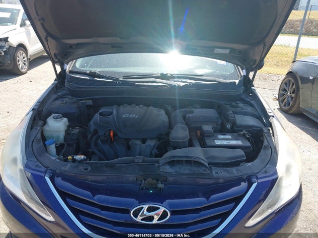 2013 Hyundai Sonata Gls მანქანა იყიდება აუქციონზე, vin: 5NPEB4AC3DH717386, აუქციონის ნომერი: 46114703