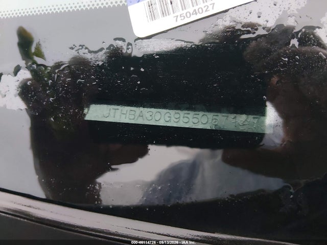 46114726 :رقم المزاد ، JTHBA30G955057147 vin ، 2005 Lexus Es 330 مزاد بيع