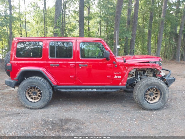 46114749 :رقم المزاد ، 1C4HJXEG3JW130769 vin ، 2018 Jeep Wrangler Unlimited Sahara 4x4 مزاد بيع