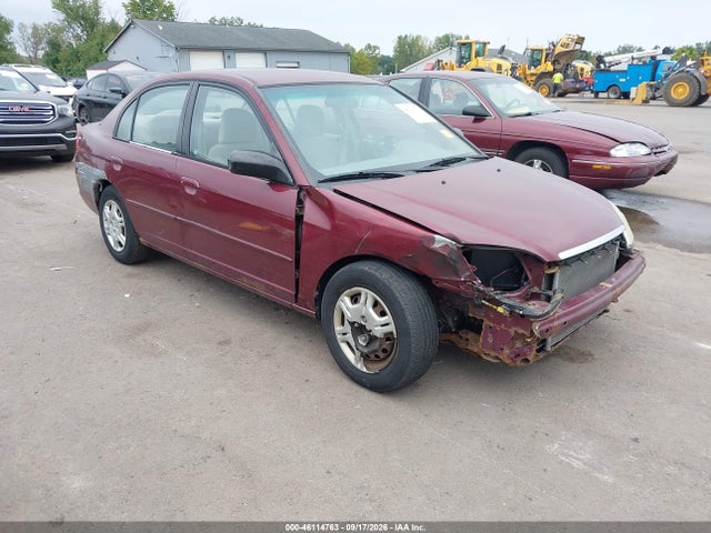 Aukcja sprzedaży 2002 Honda Civic Lx, vin: 1HGES16572L065018, numer aukcji: 46114763