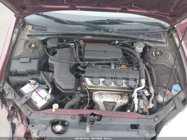 Aukcja sprzedaży 2002 Honda Civic Lx, vin: 1HGES16572L065018, numer aukcji: 46114763