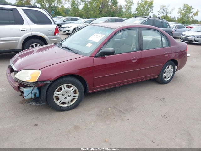 Aukcja sprzedaży 2002 Honda Civic Lx, vin: 1HGES16572L065018, numer aukcji: 46114763