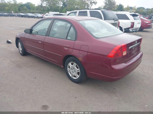 Aukcja sprzedaży 2002 Honda Civic Lx, vin: 1HGES16572L065018, numer aukcji: 46114763