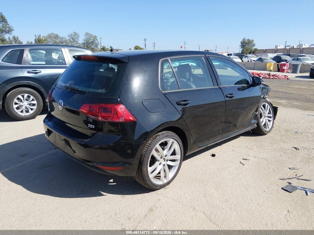 Auction sale of the 2015 Volkswagen Golf Tdi Sel 4-door, vin: 3VW2A7AU3FM060096, lot number: 46114772