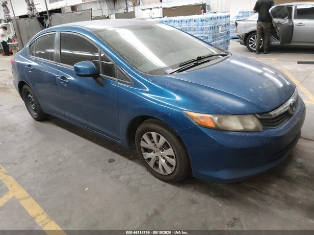 2012 Honda Civic Lx მანქანა იყიდება აუქციონზე, vin: 2HGFB2F53CH560664, აუქციონის ნომერი: 46114799