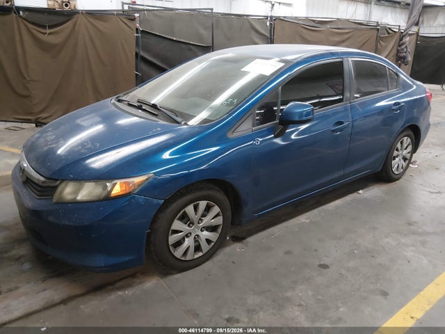 2012 Honda Civic Lx მანქანა იყიდება აუქციონზე, vin: 2HGFB2F53CH560664, აუქციონის ნომერი: 46114799