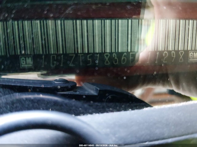 46114845 :رقم المزاد ، 1G1ZT51836F111298 vin ، 2006 Chevrolet Malibu Lt مزاد بيع