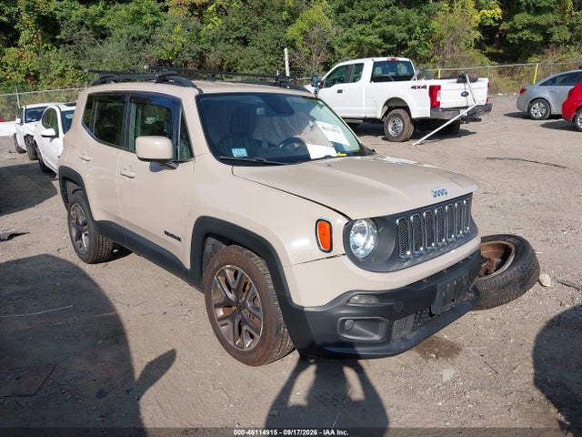 Продажа на аукционе авто 2016 Jeep Renegade Latitude, vin: ZACCJBBT6GPD21140, номер лота: 46114915