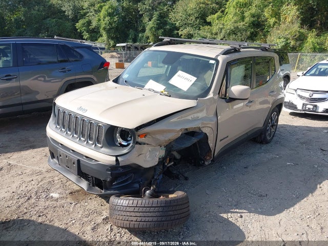 Продажа на аукционе авто 2016 Jeep Renegade Latitude, vin: ZACCJBBT6GPD21140, номер лота: 46114915