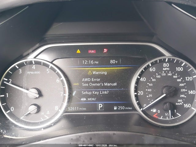 46114962 :رقم المزاد ، 5N1AZ2MS6KN105287 vin ، 2019 Nissan Murano Sv مزاد بيع
