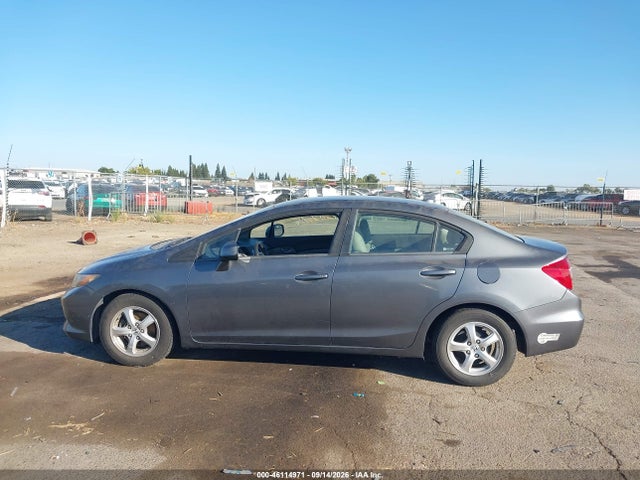 Продажа на аукционе авто 2012 Honda Civic Natural Gas, vin: 19XFB5F58CE002174, номер лота: 46114971