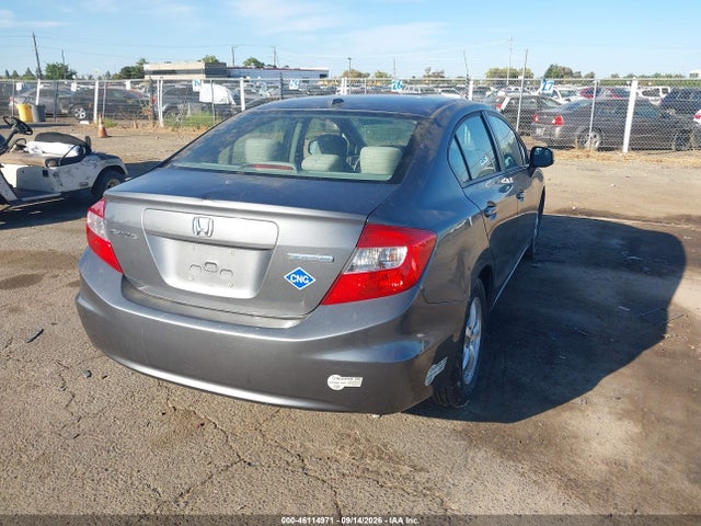 Продажа на аукционе авто 2012 Honda Civic Natural Gas, vin: 19XFB5F58CE002174, номер лота: 46114971
