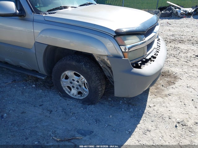 Продажа на аукционе авто 2002 Chevrolet Avalanche 1500, vin: 3GNEK13T72G289055, номер лота: 46115092