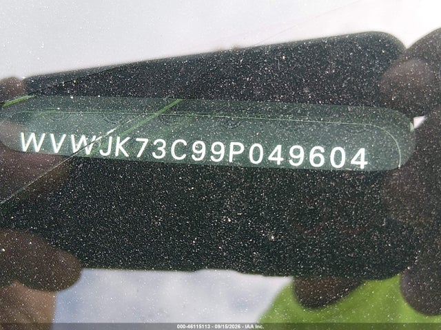 Продажа на аукционе авто 2009 Volkswagen Passat Komfort, vin: WVWJK73C99P049604, номер лота: 46115113