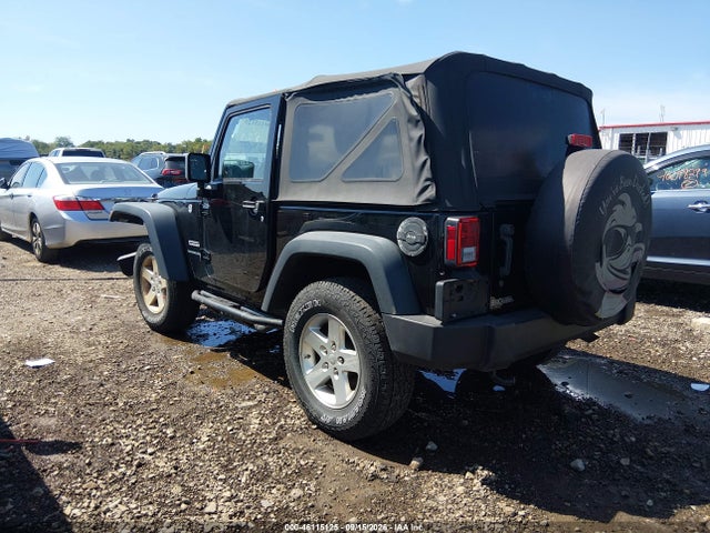 2016 Jeep Wrangler Sport მანქანა იყიდება აუქციონზე, vin: 1C4AJWAGXGL120087, აუქციონის ნომერი: 46115125