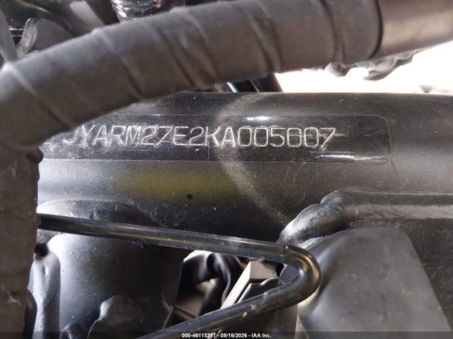 46115217 :رقم المزاد ، JYARM27E2KA005007 vin ، 2019 Yamaha Mt07 مزاد بيع