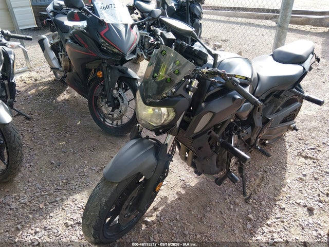46115217 :رقم المزاد ، JYARM27E2KA005007 vin ، 2019 Yamaha Mt07 مزاد بيع