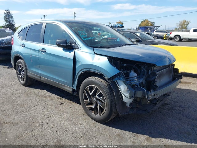 46115256 :رقم المزاد ، 5J6RM4H49GL085627 vin ، 2016 Honda Cr-v Se مزاد بيع