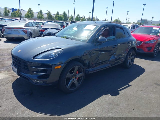 2018 Porsche Macan Turbo მანქანა იყიდება აუქციონზე, vin: WP1AF2A59JLB71627, აუქციონის ნომერი: 46115318