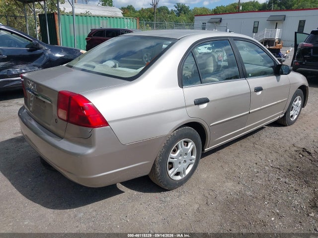 2001 Honda Civic Lx მანქანა იყიდება აუქციონზე, vin: 1HGES16501L016225, აუქციონის ნომერი: 46115329