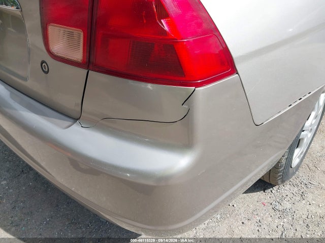 2001 Honda Civic Lx მანქანა იყიდება აუქციონზე, vin: 1HGES16501L016225, აუქციონის ნომერი: 46115329