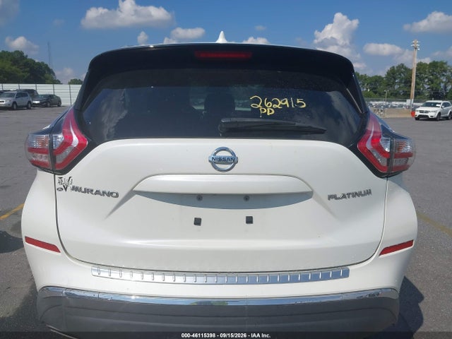 46115398 :رقم المزاد ، 5N1AZ2MG7JN176220 vin ، 2018 Nissan Murano Platinum مزاد بيع