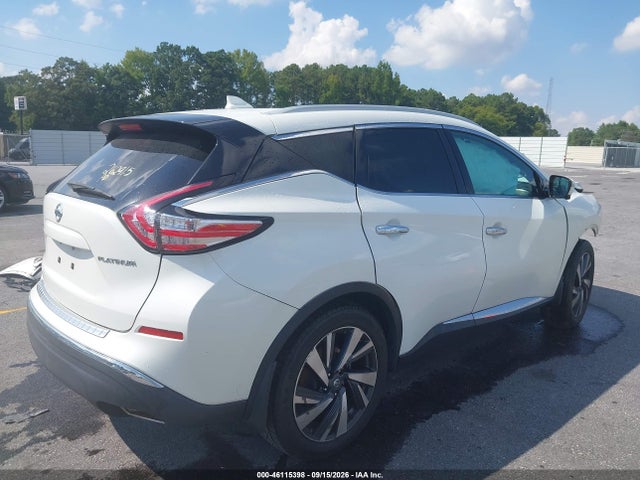 46115398 :رقم المزاد ، 5N1AZ2MG7JN176220 vin ، 2018 Nissan Murano Platinum مزاد بيع