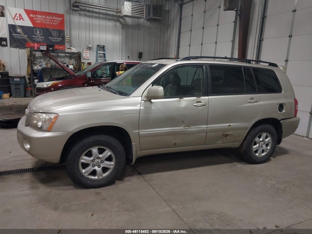 2002 Toyota Highlander Limited V6 მანქანა იყიდება აუქციონზე, vin: JTEHF21A020086655, აუქციონის ნომერი: 46115402