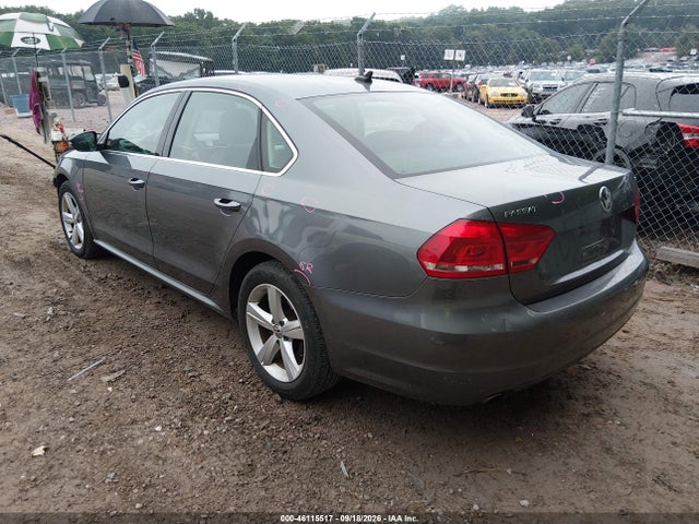 46115517 :رقم المزاد ، 1VWBH7A35CC037807 vin ، 2012 Volkswagen Passat 2.5l Se مزاد بيع