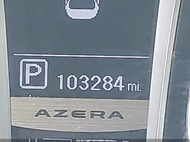 2012 Hyundai Azera მანქანა იყიდება აუქციონზე, vin: KMHFG4JG3CA126727, აუქციონის ნომერი: 46115522