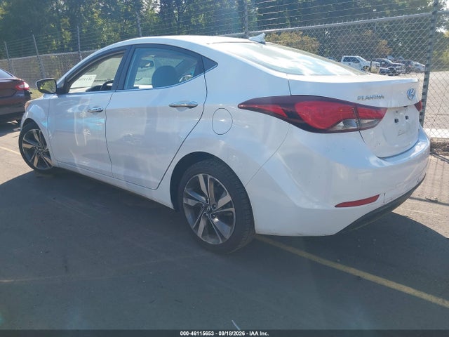 Продаж на аукціоні авто 2014 Hyundai Elantra Limited, vin: 5NPDH4AE0EH517126, номер лоту: 46115653