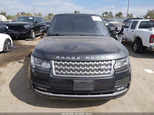 2016 Land Rover Range Rover 3.0l V6 Turbocharged Diesel Hse Td6 მანქანა იყიდება აუქციონზე, vin: SALGS2KF8GA258639, აუქციონის ნომერი: 46115786