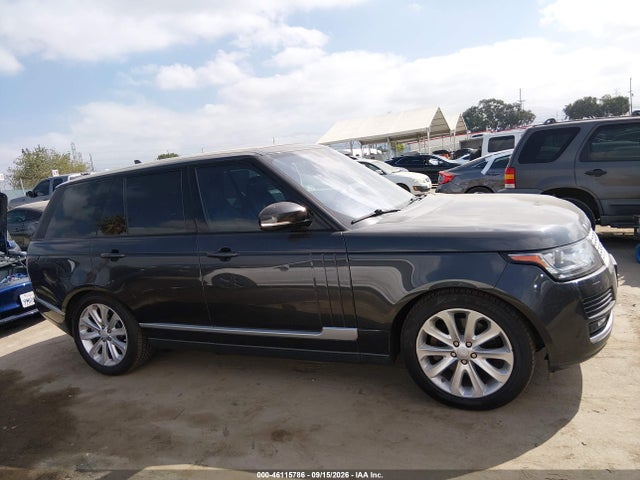 2016 Land Rover Range Rover 3.0l V6 Turbocharged Diesel Hse Td6 მანქანა იყიდება აუქციონზე, vin: SALGS2KF8GA258639, აუქციონის ნომერი: 46115786