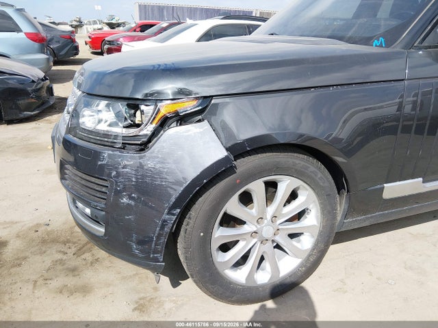 2016 Land Rover Range Rover 3.0l V6 Turbocharged Diesel Hse Td6 მანქანა იყიდება აუქციონზე, vin: SALGS2KF8GA258639, აუქციონის ნომერი: 46115786