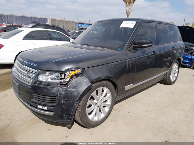 2016 Land Rover Range Rover 3.0l V6 Turbocharged Diesel Hse Td6 მანქანა იყიდება აუქციონზე, vin: SALGS2KF8GA258639, აუქციონის ნომერი: 46115786
