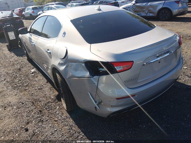 2018 Maserati Ghibli Granlusso მანქანა იყიდება აუქციონზე, vin: ZAM57XSL1J1287325, აუქციონის ნომერი: 46115823