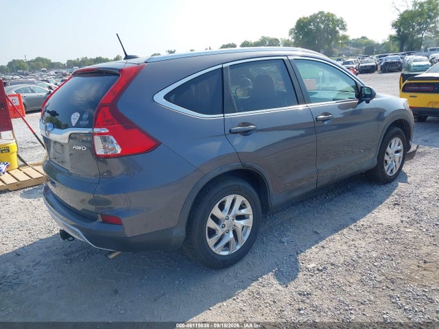 2015 Honda Cr-v Ex-l მანქანა იყიდება აუქციონზე, vin: 5J6RM4H78FL024262, აუქციონის ნომერი: 46115838