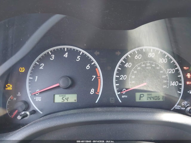 2009 Toyota Corolla S მანქანა იყიდება აუქციონზე, vin: 1NXBU40E79Z110187, აუქციონის ნომერი: 46115945