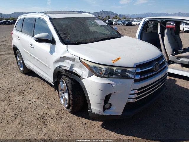 Продажа на аукционе авто 2017 Toyota Highlander Limited, vin: 5TDYZRFH4HS204805, номер лота: 46116034