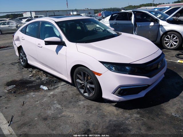 46116110 :رقم المزاد ، 19XFC1F76ME203189 vin ، 2021 Honda Civic Ex-l مزاد بيع