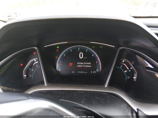 46116110 :رقم المزاد ، 19XFC1F76ME203189 vin ، 2021 Honda Civic Ex-l مزاد بيع