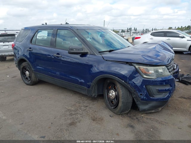 Продажа на аукционе авто 2016 Ford Utility Police Interceptor, vin: 1FM5K8AR5GGA47288, номер лота: 46116152