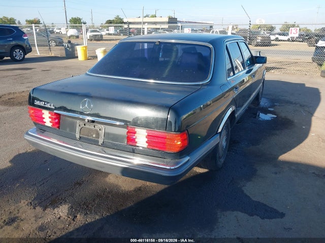 46116158 :رقم المزاد ، WDBCA39E1KA498778 vin ، 1989 Mercedes-benz 560 Sel مزاد بيع