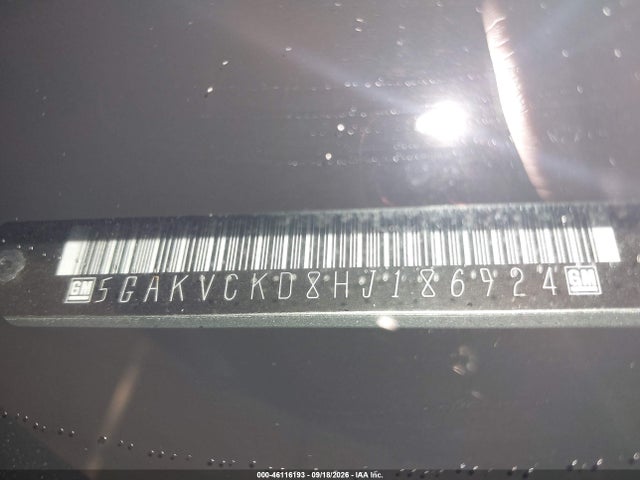 Aukcja sprzedaży 2017 Buick Enclave Premium, vin: 5GAKVCKD8HJ186924, numer aukcji: 46116193