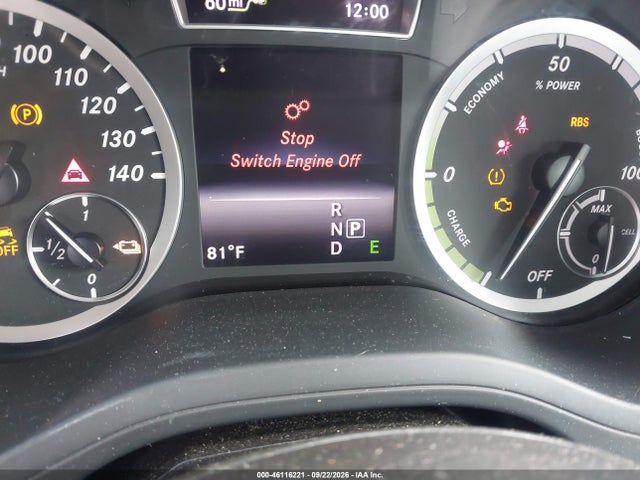 46116221 :رقم المزاد ، WDDVP9AB2EJ001700 vin ، 2014 Mercedes-benz B-class Electric Drive مزاد بيع