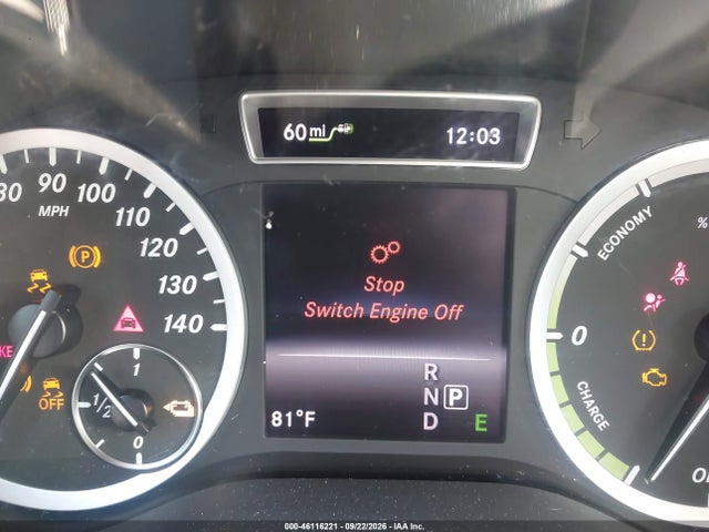 46116221 :رقم المزاد ، WDDVP9AB2EJ001700 vin ، 2014 Mercedes-benz B-class Electric Drive مزاد بيع