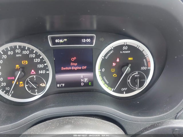 46116221 :رقم المزاد ، WDDVP9AB2EJ001700 vin ، 2014 Mercedes-benz B-class Electric Drive مزاد بيع