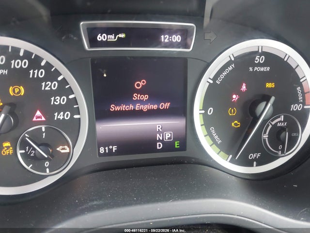 46116221 :رقم المزاد ، WDDVP9AB2EJ001700 vin ، 2014 Mercedes-benz B-class Electric Drive مزاد بيع