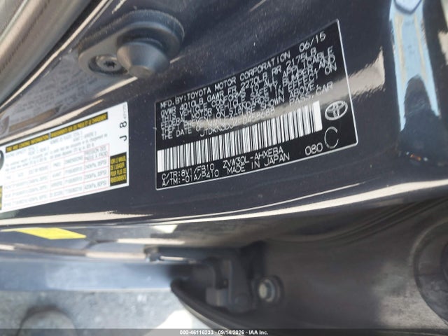 Toyota Prius Two 2015 JTDKN3DU4F0458688 Image 9